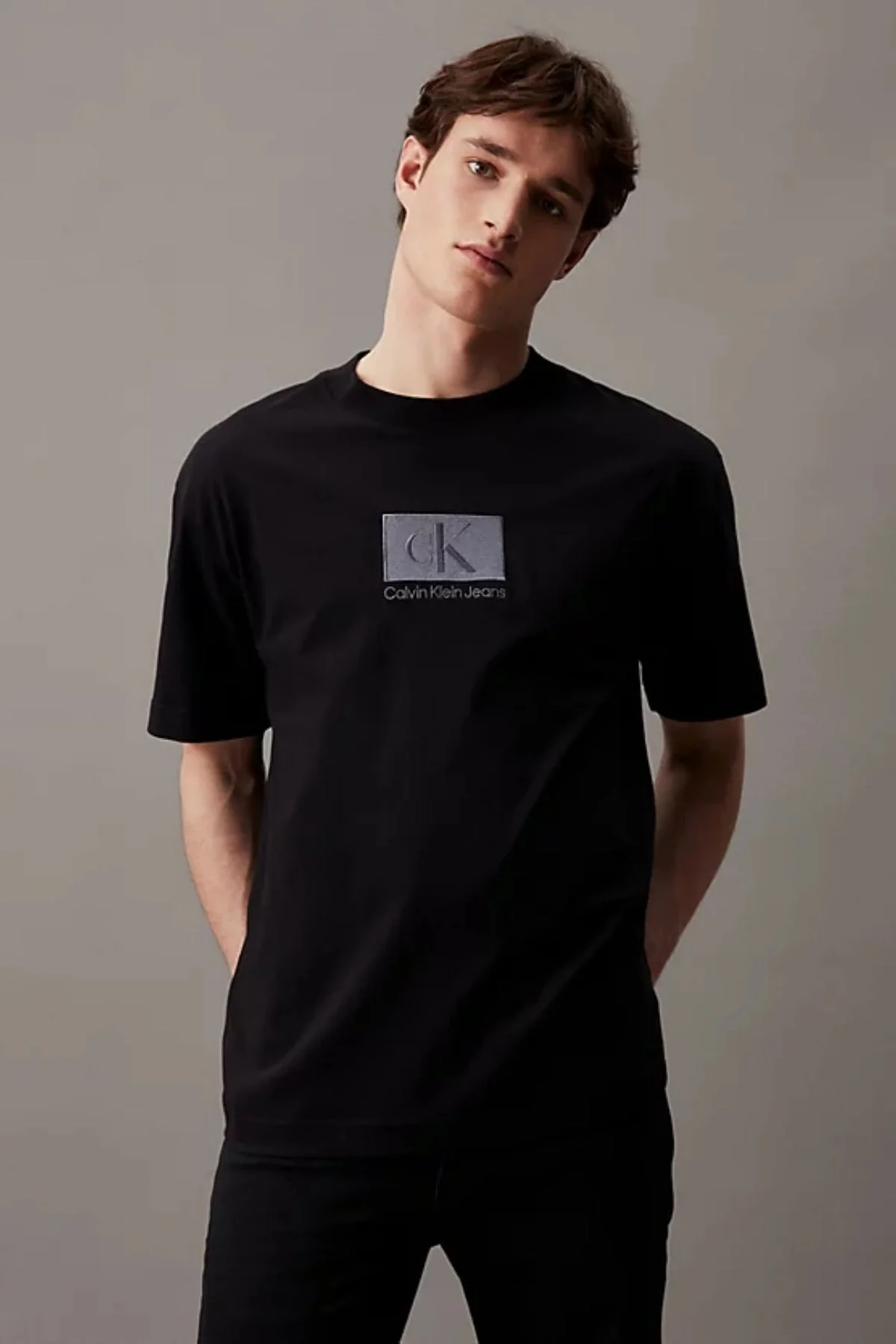 Embroidery Patch Tee - Calvin Klein
